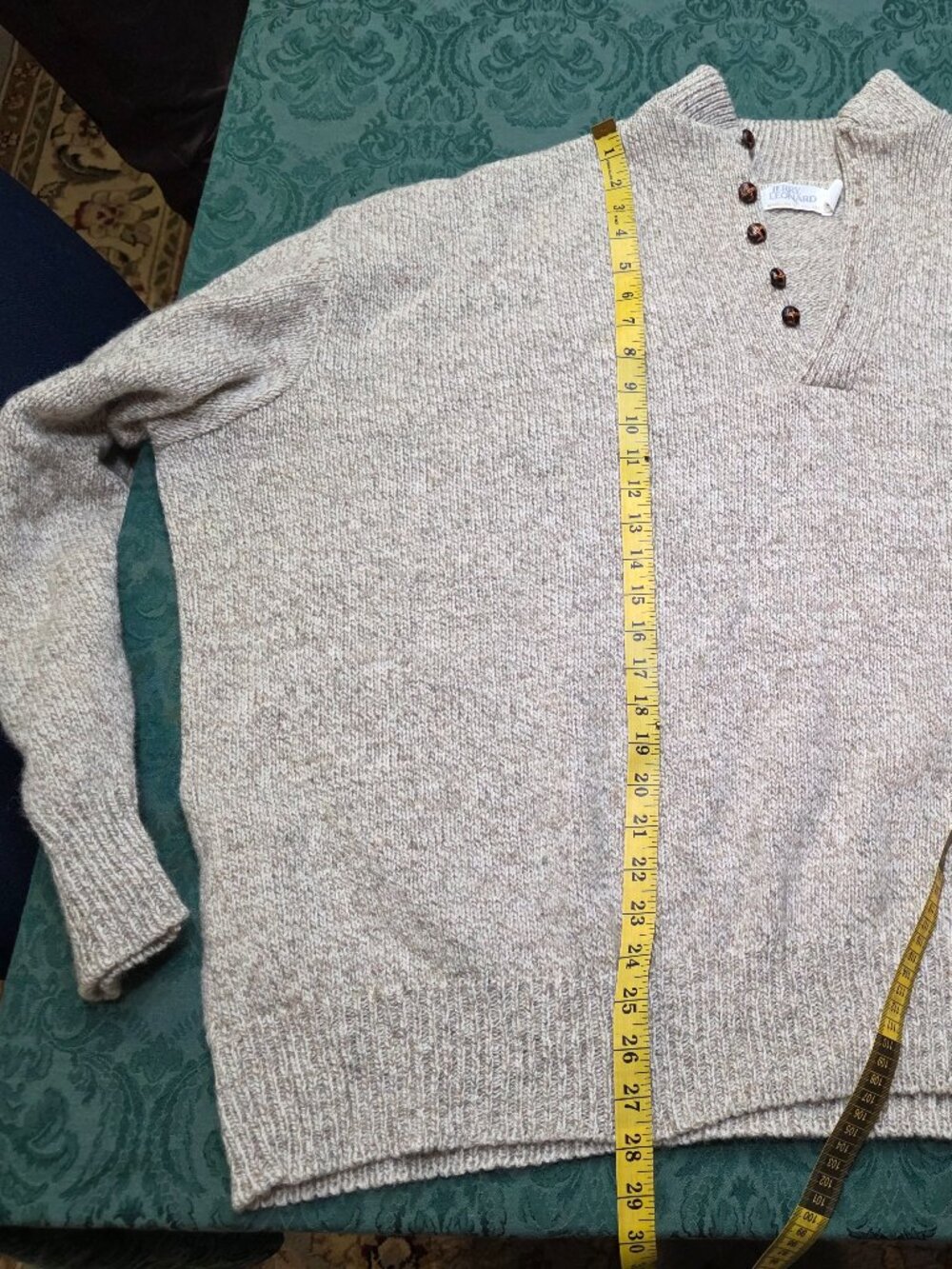 Jerry Leonard 1980's 5X Wool Sweater (USA Made?)
